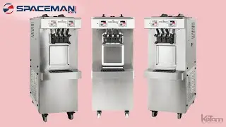 Spaceman Floor Standing 2-Flavor 6-qt. Soft Serve Ice Cream Machine (6250A-C)