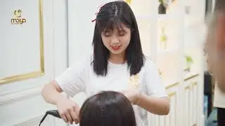 Kỹ thuật nhuộm - duỗi t&oacute;c - Học viện thẩm mỹ quốc tế MAYA