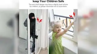 Review: Door Alarms for Kids Safety, VOXON Window Alarm Door Alarm for Home Security Personal ...