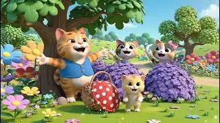 🐱 Cat Family Song | Fun Story for Kids | Nursery Rhymes & Toddler Learning  | Kids Songs 2025