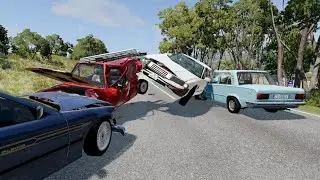 Crossroad Crashes BeamNG drive