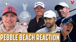 Collin Morikawa OUTLASTS Scottie Scheffler & Rory McIlroy to win Pebble Beach Pro-AM | GoLow Golf