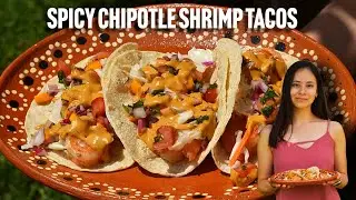 The Best Shrimp Tacos with Chipotle Sauce
