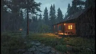 Gentle Night RAIN - Sleep FAST with Heavy Rain - Rainfall for Insomnia Relief, Relax, ASMR, No Ads
