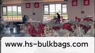 Hebei Hesheng Plastic Products Co., Ltd FIBCs workshop in China #bulkbags #fibcbags #jumbobags