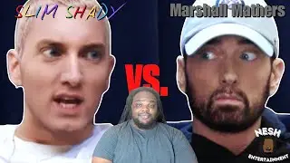 THE EGOS COLLIDE!!! Slim Shady vs Marshall Mathers: THE FACE-OFF Reaction/Review