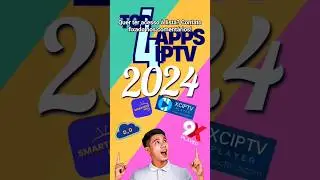 Top 4 aplicativos IPTV 2024 (ATUALIZADO) #iptv #smarters #xciptv #9xplayer #clouddy