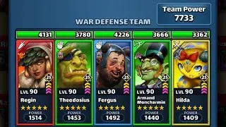Empires Puzzles : Attack boost war hits against US meta teams