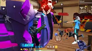Solo Vs Squad ☠️Double Vector Spray 👾| HighSchool King👑 |Free Fire