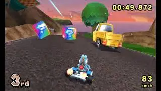 Cyan Yoshi by BlackLuma_NNA - Mario Kart 7: Custom Character [1440p 60fps]