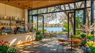 Relaxing Outdoor Cafe Music For Stress Relief | Peaceful Jazz for Calm Reflection and Calm Mind