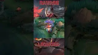 SAVAGE LEOMORD MLBB #leomord #mlbb #mobilelegends #shorts #games
