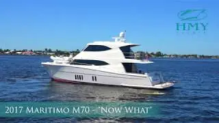 2017 Maritimo M70  NOW WHAT - For Sale with HMY Yachts