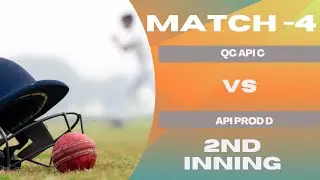 Match - 4 | QC API A vs API Prod D | 2nd Inning | #cricket | #cricketlover | #ipl2025