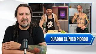 Estado de saúde de Flavio Giusti, do VegetariRango, apresenta piora