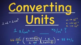How to Use Conversion Factors [Unit Conversions]