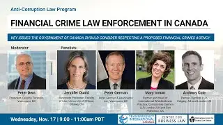 Anti-Corruption Law Program: Financial Crime Law Enforcement in Canada