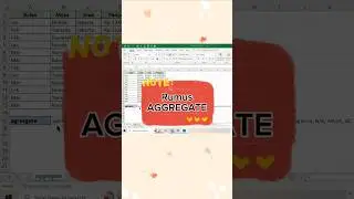Rumus AGGREGATE, ketika di filter hasil bisa menyesuaikan #exceltips #belajarexcel #beranda #fyp