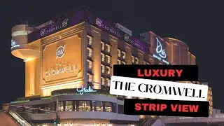 The Cromwell: Best Boutique Strip Hotel? Luxury Strip View #cromwell #vegas #roomtour #fountainview