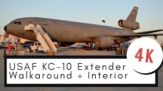 Walkaround USAF McDonnell Douglas KC-10 Extender at Edwards Air Force Base
