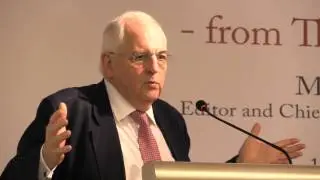 Martin Wolf on lessons from the Financial Crisis, and the pending crisis facing the world