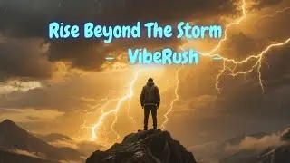 VIBERUSH - Rise Beyond the Storm | Powerful Rock Song of Hope (Official Lyric Video)