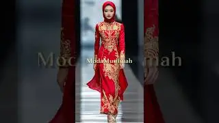 Snake Year Celebration: Modern Red Cheongsam Jubah | CNY 2025 Modest Fashion #SnakeYear2025 #CNY2025