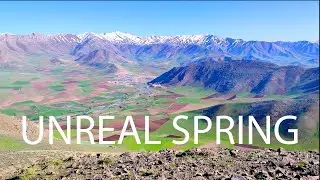 Unreal Spring View from Zavakev Mountain | Piranshahr & Lajan Plain | Iran Nature 4K