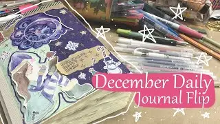 ❄️ December Daily Journal Flip Through ❄️