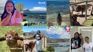 Weekend Away 🏄🏽&zwj;♀️ : Imhoff Farm , Thrifting , Simon&rsquo;s Town + Beach 