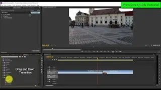 How to Add Transitions effect between Videos in Premiere quick Tutorial