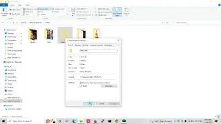 Windows 10 New Folder Hidden item Setting