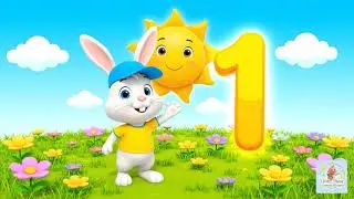 🐰 Bunny Counts 1, 2, 3! | Super Fun Numbers Song for Kids