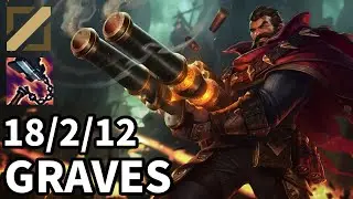 Graves Mid vs Kassadin - Ranked Master - Patch KR 12.17