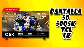 🔥 Smart Tv Pantalla 50 50q5k Tcl Google Qled 4k Voice Control ✅