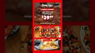 Insane Monday Deal at Corona&rsquo;s Round Table Pizza!