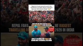 Only India Ahead&hellip; Nepal&rsquo;s T20 WC Tickets Shock Everyone! 😮🔥 #shorts #rohitsharma #t20worldcup #nepal
