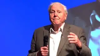 Sir David Attenborough addresses The Climate Assembly UK in Birmingham