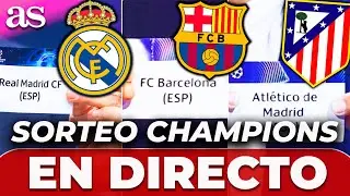 🔴 EN VIVO | SORTEO ELIMINATORIAS de CHAMPIONS LEAGUE: TODOS los CRUCES hasta la FINAL