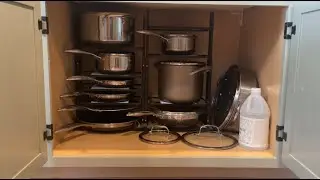 LAMU Pots and Pans under cabinet organizer