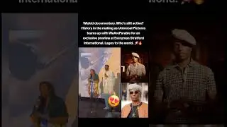 Wizkid documentary. Who&rsquo;s still active? History in the making as Universal, Lagos to the world. 🚀🔥 