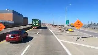 Memphis, TN and the Mississippi River from I-40
