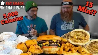 Episode 296: Fat Shack 5K Challenge | 5,000+ Calories in 15!?