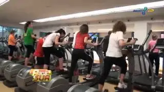 A Tarde é Sua:  Gretchen mostra como faz para manter a forma em Portugal