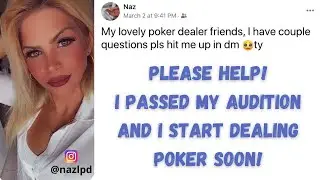 Help! I Passed my Poker Dealer Audition and I Start Next Week!