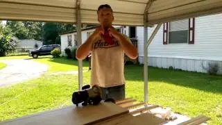 DIY shelf bracket groove