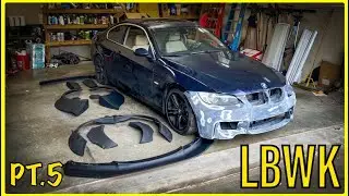 HEAVILY Modifying a BMW 335i | Part 5 | Widebody Mock-Up!
