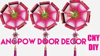 Red packet lantern | Ang pow door decor easy | Chinese New Year Decoration Ideas Using Red Packet