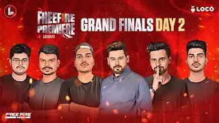 Freefire Premiere League | Season 2 | Grand Finals Day 2 FT. Rocky, Fozyajay, Ritik, Iconic, Legend