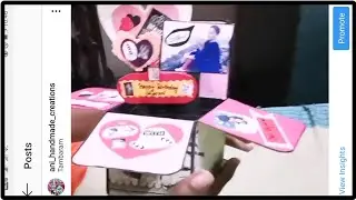 3d popup card / 3d popup card heart  / explosion box inside ideas / scrapbook inside ideas / pop up